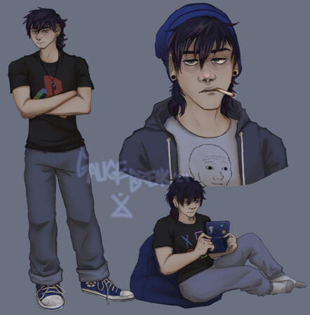 $80 (Front+Headshot+Added Figure+Shading)